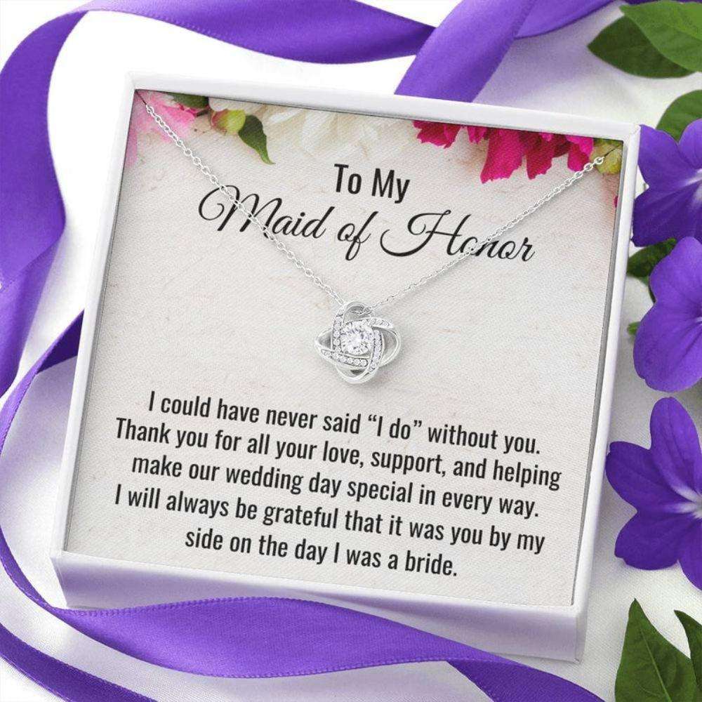 Best Friend Necklace, Maid Of Honor Gift, Thank You For Being My Maid Of Honor Gift, Necklace Gift From Bride Gifts For Friend Rakva