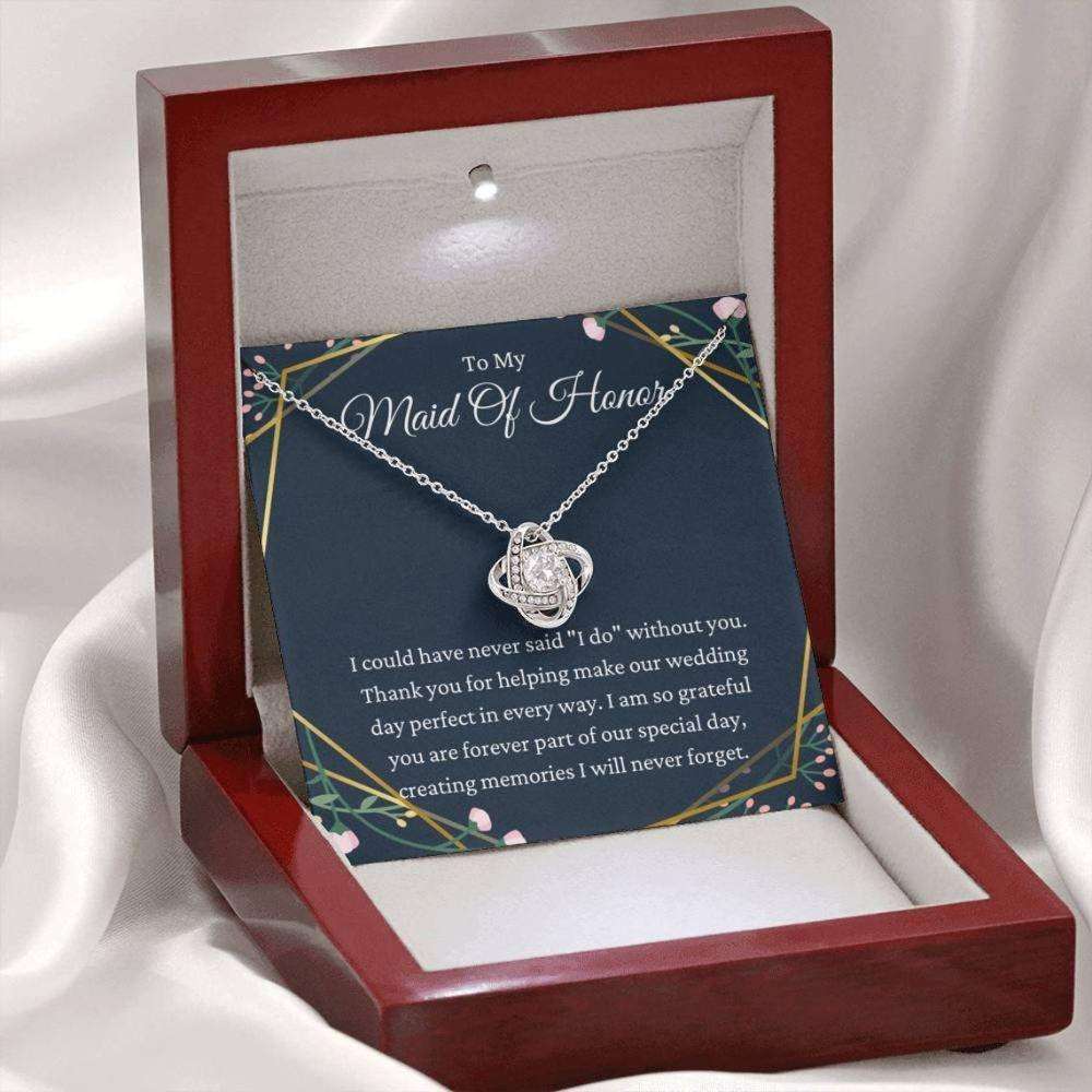 Best Friend Necklace, Maid Of Honor Necklace Wedding Gift, Thank You For Being My Maid Of Honor Gift From Bride Gifts For Friend Rakva