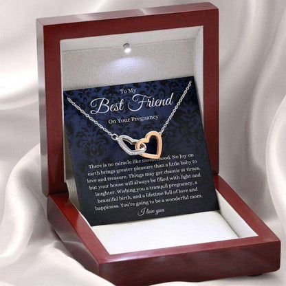 Best Friend Necklace, Pregnancy Gift For Mom To Be, Expecting Mom Gift Necklace Gifts For Friend Rakva