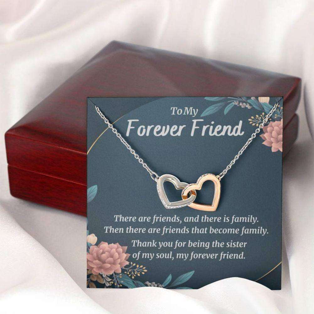 Best Friend Necklace, Soul Sister Gift, Unbiological Sister, Friendship Gift, Friends Become Family Necklace Gifts For Friend Rakva