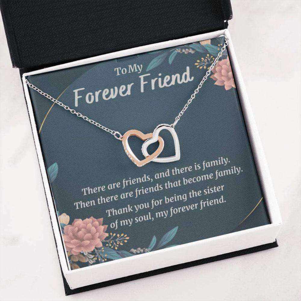 Best Friend Necklace, Soul Sister Gift, Unbiological Sister, Friendship Gift, Friends Become Family Necklace Gifts For Friend Rakva