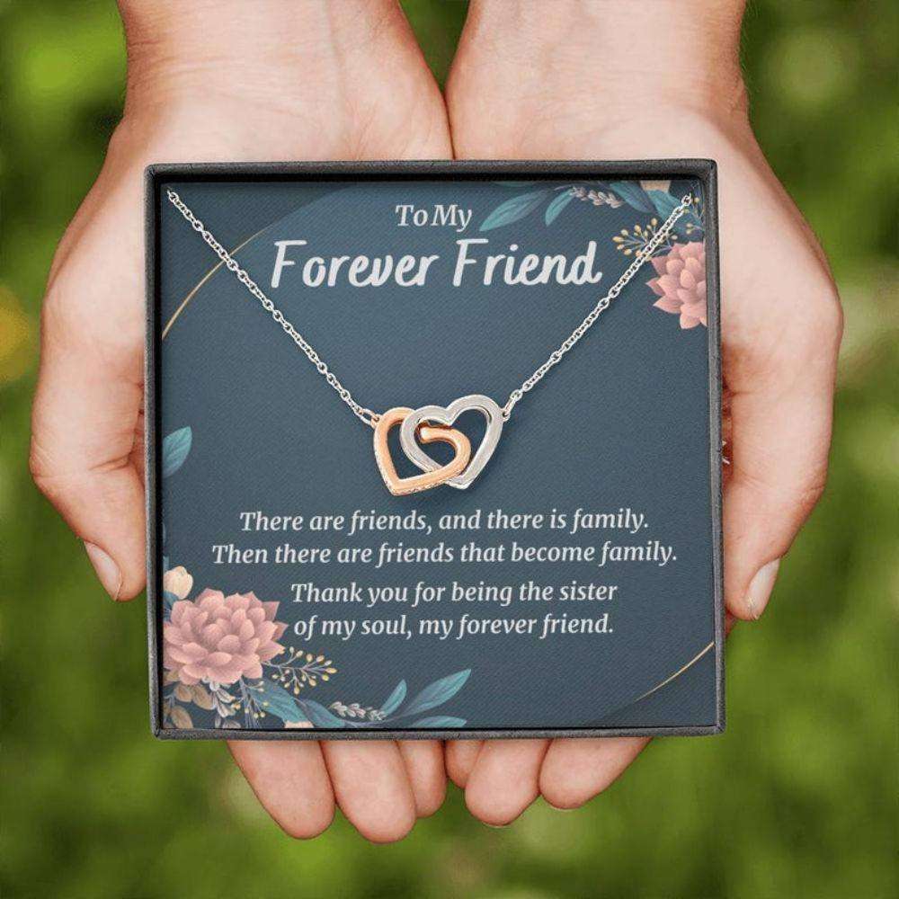 Best Friend Necklace, Soul Sister Gift, Unbiological Sister, Friendship Gift, Friends Become Family Necklace Gifts For Friend Rakva