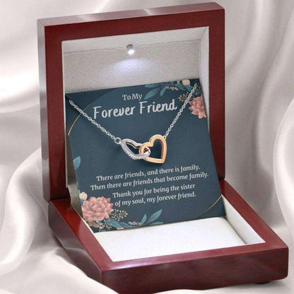 Best Friend Necklace, Soul Sister Gift, Unbiological Sister, Friendship Gift, Friends Become Family Necklace Gifts For Friend Rakva