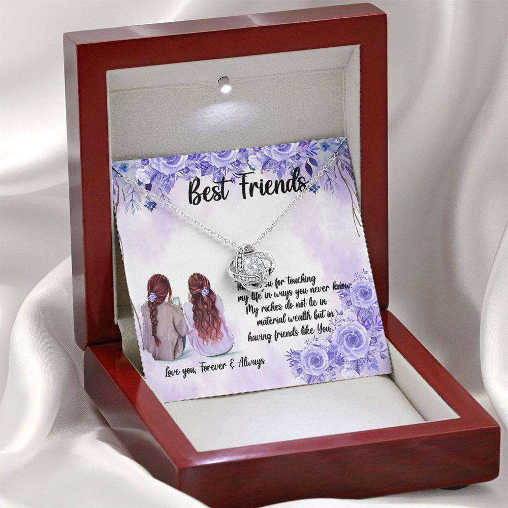 Best Friend Necklace, Thank You Gift For Best Friend Necklace, Friends Forever, Unique Thank You Custom Necklace Friendship Day Rakva