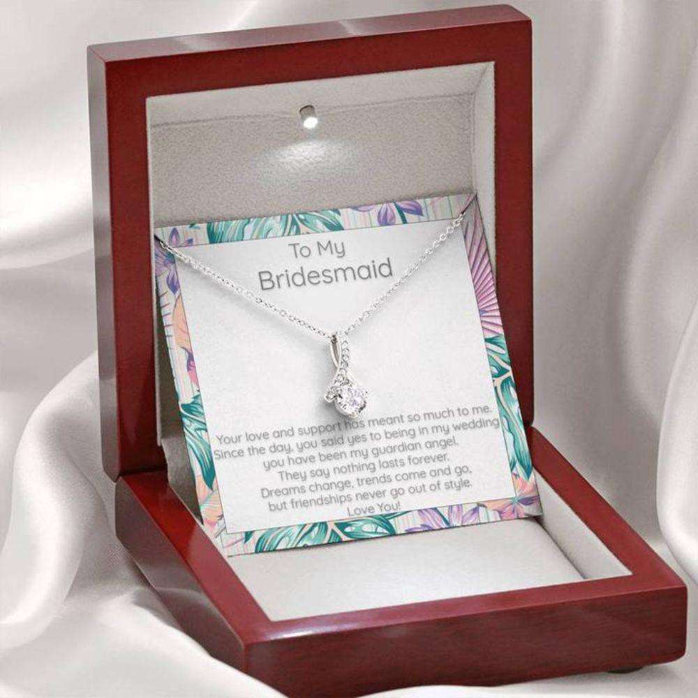 Best Friend Necklace, To My Bridesmaid Wedding Gift Necklace, You Mean So Much To Me Gifts For Friend Rakva