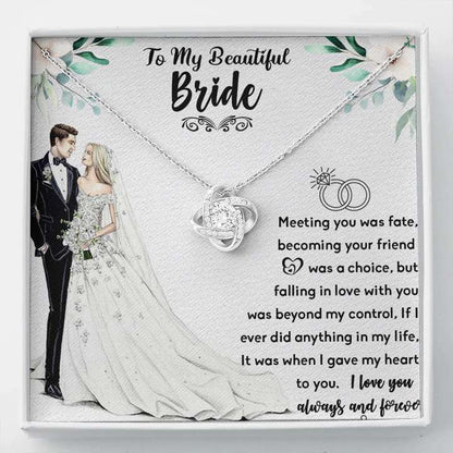 Best Gift For Bride From Groom - Pure Silver Pendant With Message Card Gift For Bride Rakva