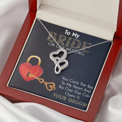 Best Gift For Fiancã©E On Wedding Day - Pure Silver Pendant With Message Card Best Sellers Rakva