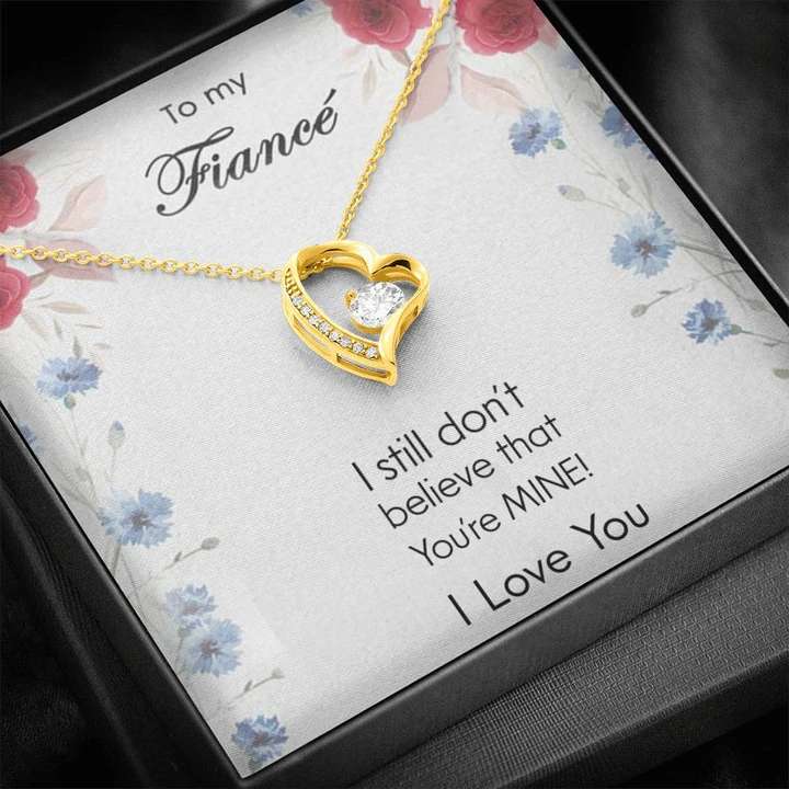 Best Gift For Fiance Female - 925 Sterling Silver Heart Pendant Gifts for Future Wife / fiance Rakva