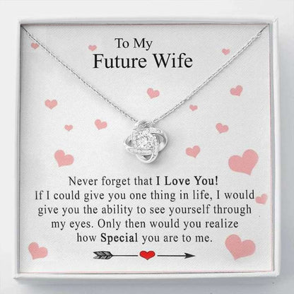 Best Gift Idea For Wife-To-Be - Pure Silver Pendant & Message Card | Combo Gift Box For Karwa Chauth Rakva