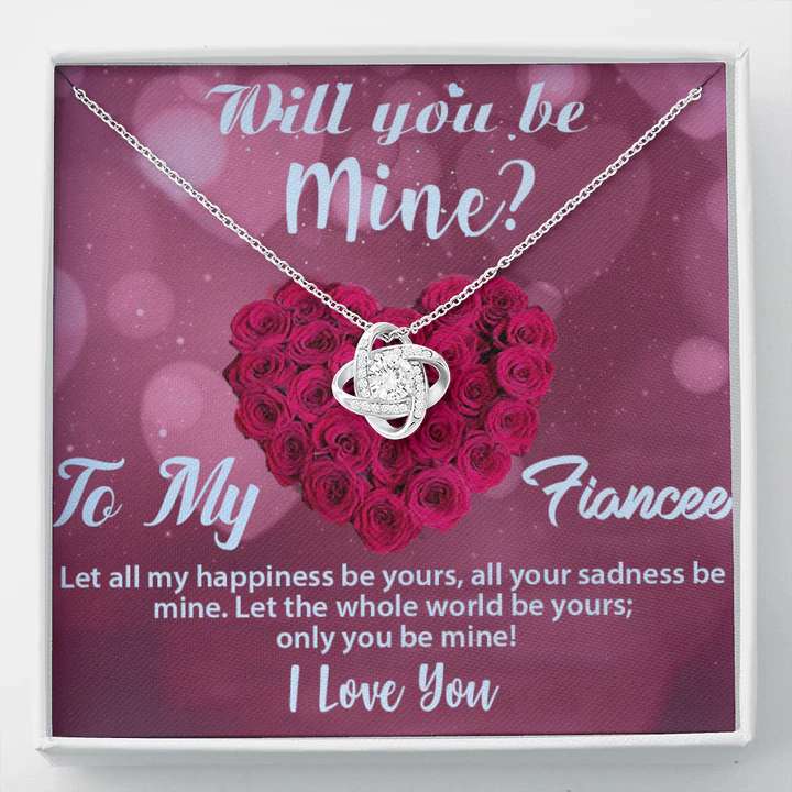 Best Proposal Gift For Fiancã©E - Pure Silver Pendant With Message Card Gifts for Future Wife / fiance Rakva