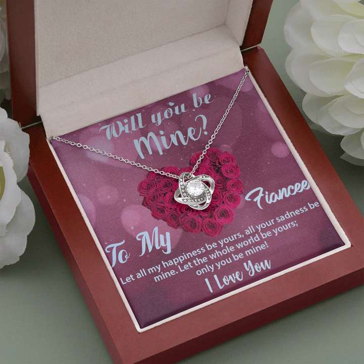 Best Proposal Gift For Fiancã©E - Pure Silver Pendant With Message Card Gifts for Future Wife / fiance Rakva