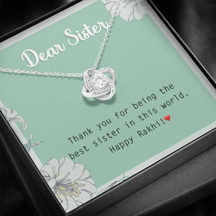 Best Rakhi Gift For Sister - 925 Sterling Silver Pendant Gifts for Sister Rakva