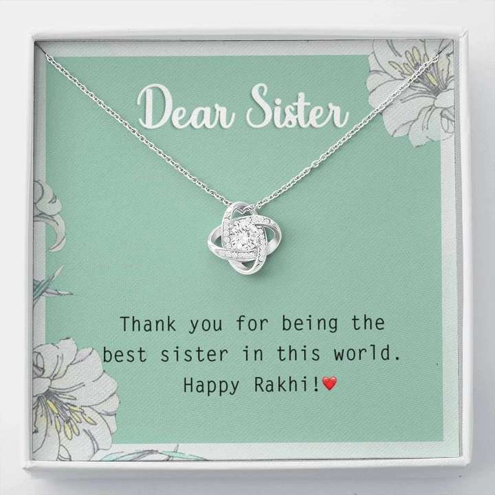 Best Rakhi Gift For Sister - 925 Sterling Silver Pendant Gifts for Sister Rakva