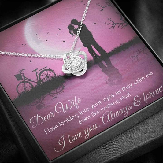 Best Romantic Gift For Wife - 925 Sterling Silver Pendant With Message Card For Karwa Chauth Rakva