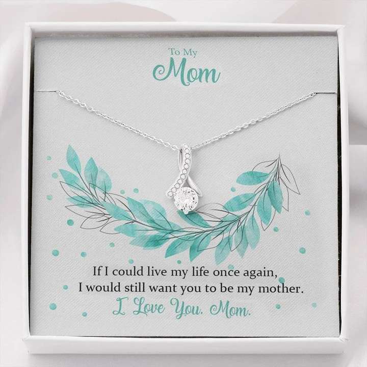 Best Unique Gift For Mom - Pure Silver Pendant & Message Card | Combo Gift Box Gifts for Mother (Mom) Rakva