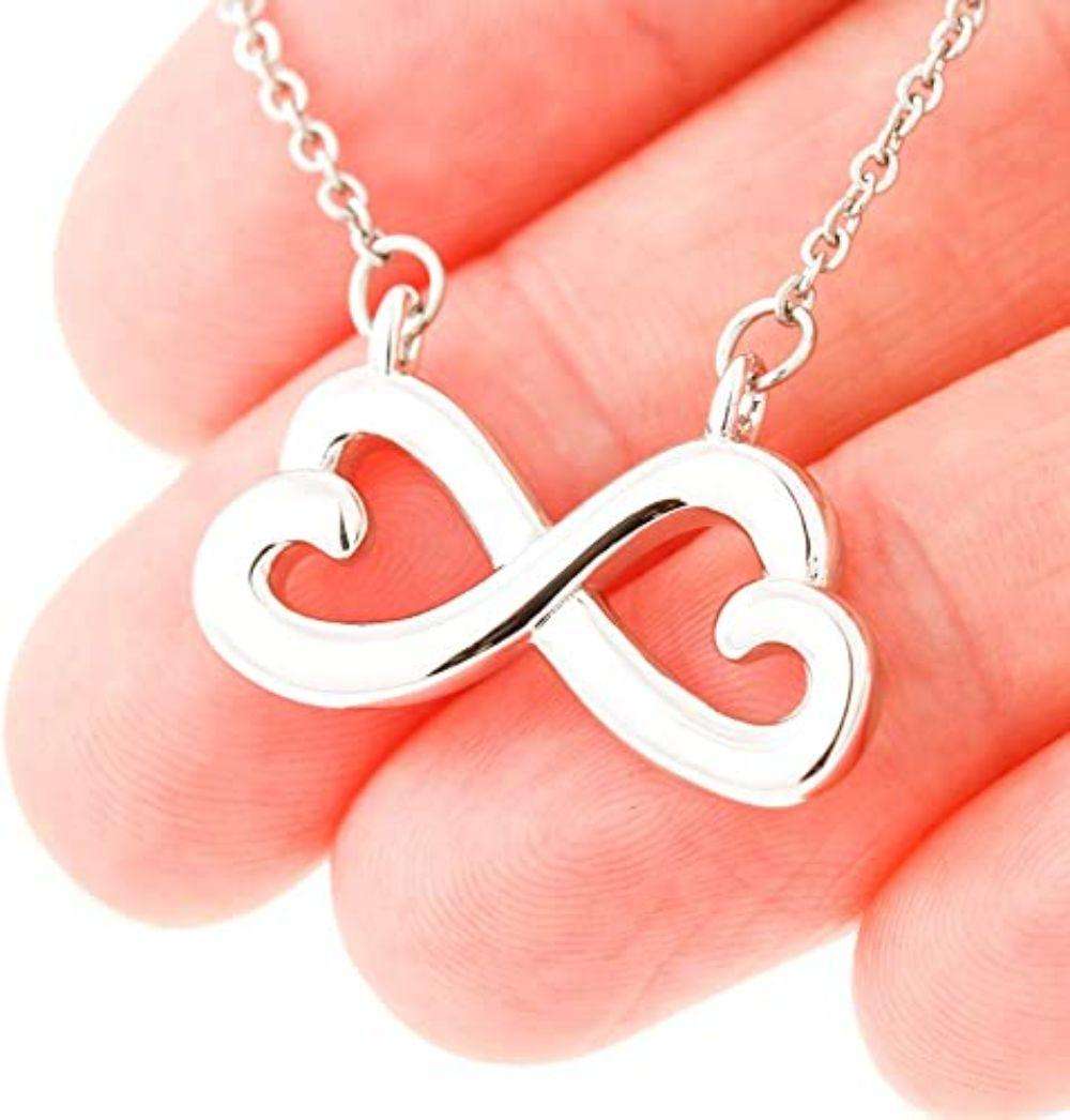 Bonus Mom Necklace “ Eternal Bond “ Mother In Law From Step Daughter, Step Son Gifts For Daughter Rakva