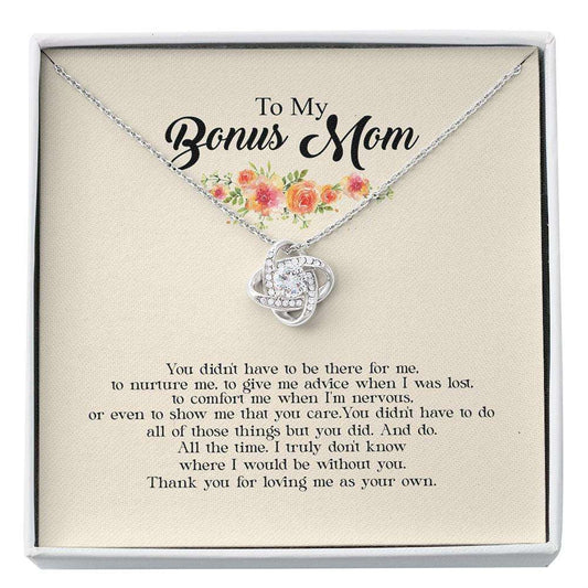 Bonus Mom Necklace Gift, Mother’S Day Necklace For Step Mom, Stepmother Necklace, Second Mom ,Adoptive Mom, Foster Mom Gift, Christmas Custom Necklace Rakva