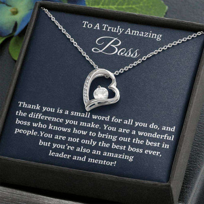 Boss Necklace Gift For Women Boss, Necklace, Boss Lady Gift, Appreciation Thank You Gift For An Amazing Boss Rakva