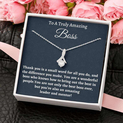 Boss Necklace Gift For Women Boss, Necklace, Boss Lady Gift, Appreciation Thank You Gift For An Amazing Boss Rakva