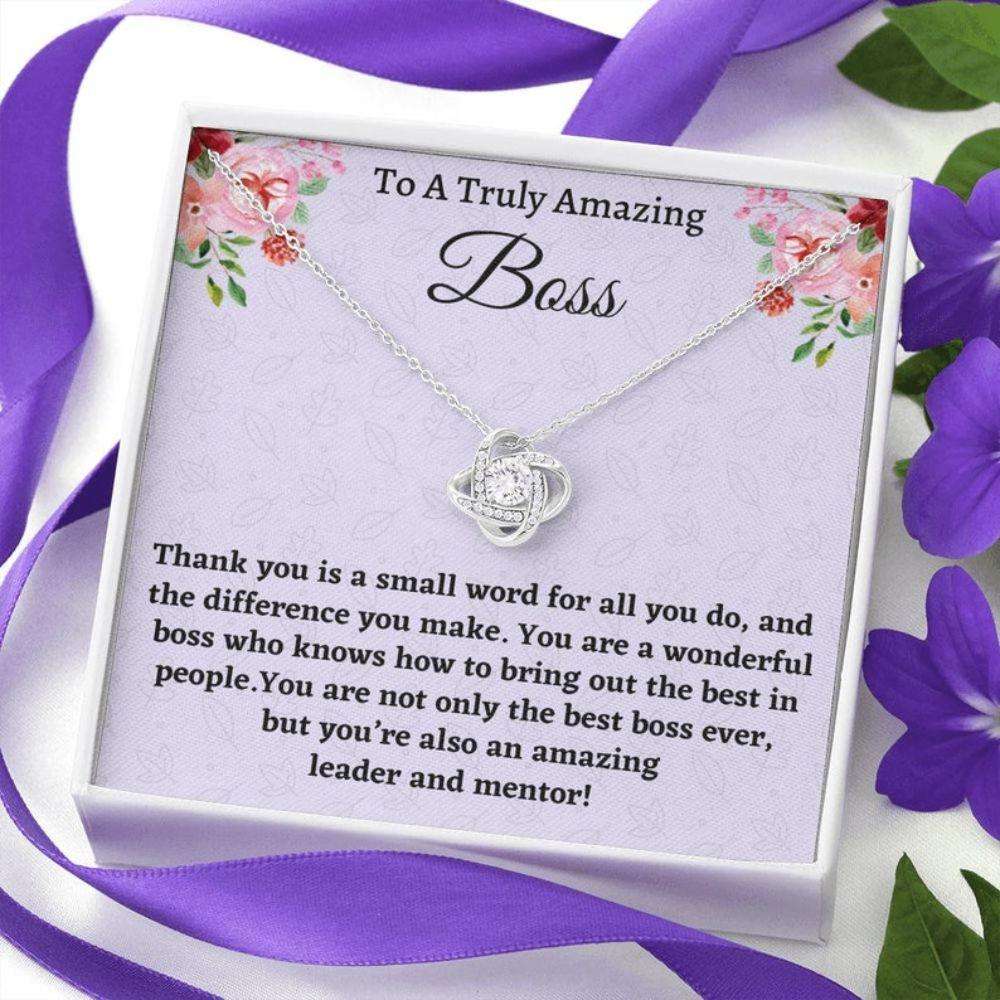 Boss Necklace Gift For Women Boss, Necklace, Boss Lady Gift, Appreciation Thank You Gift For An Amazing Boss Rakva