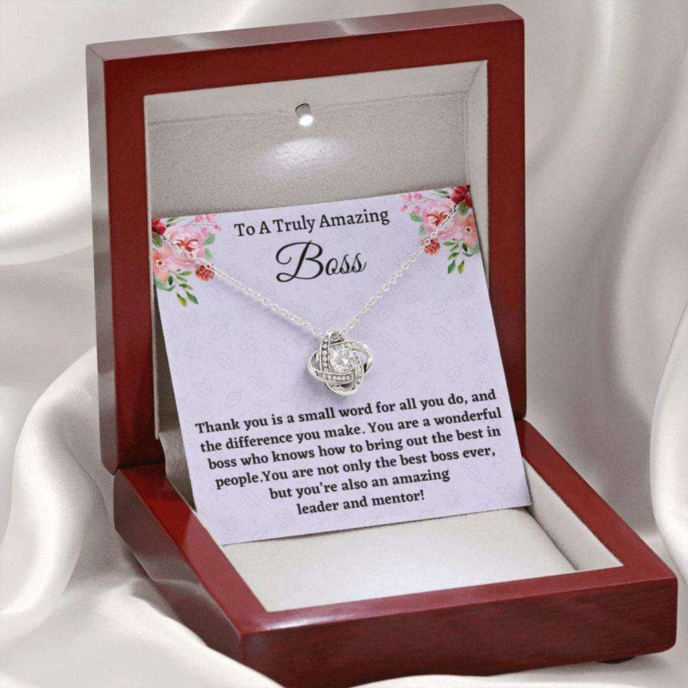 Boss Necklace Gift For Women Boss, Necklace, Boss Lady Gift, Appreciation Thank You Gift For An Amazing Boss Rakva