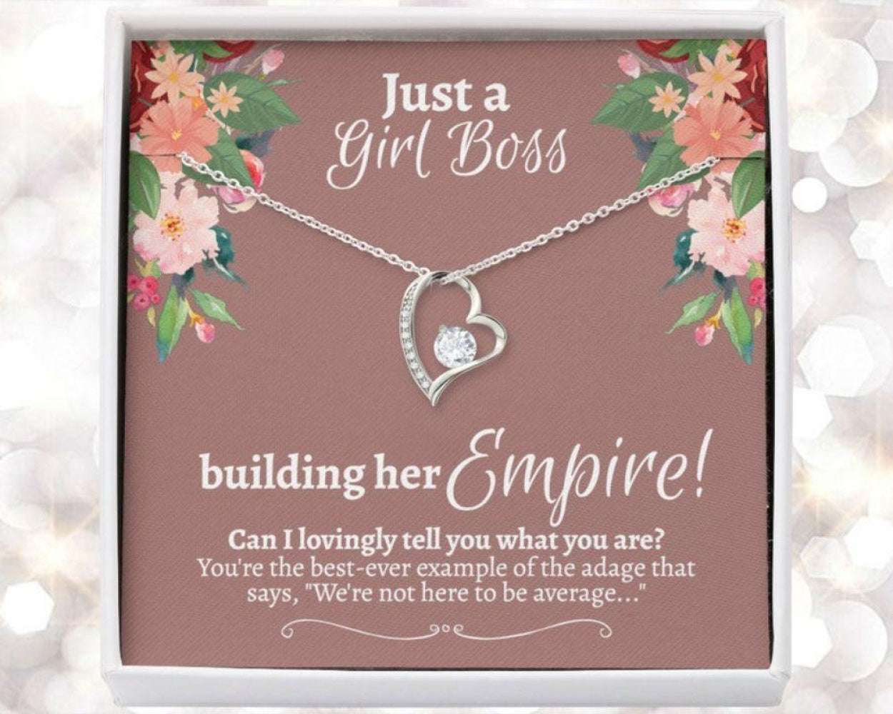 Boss Necklace, Girl Boss Gift, Bosses Day Female Gift, Gift For Female Boss, Business Woman Gift, Female Ceo Gift, Professional Woman Gift Rakva