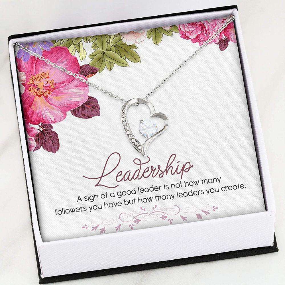 Boss Necklace, Lady Boss Gifts For Boss “ Leadership Necklace “ Forever Love Rakva