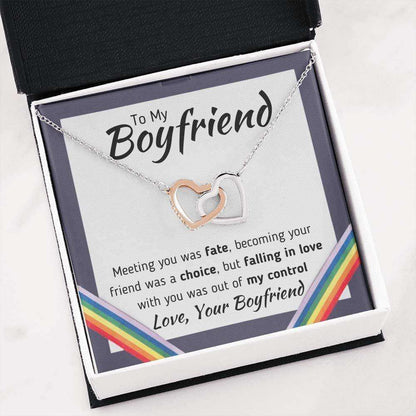 Boyfriend Necklace, To My Boyfriend Necklace Pride Lgbt Gift Gifts For Boyfriend Rakva