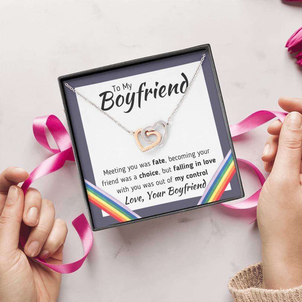 Boyfriend Necklace, To My Boyfriend Necklace Pride Lgbt Gift Gifts For Boyfriend Rakva