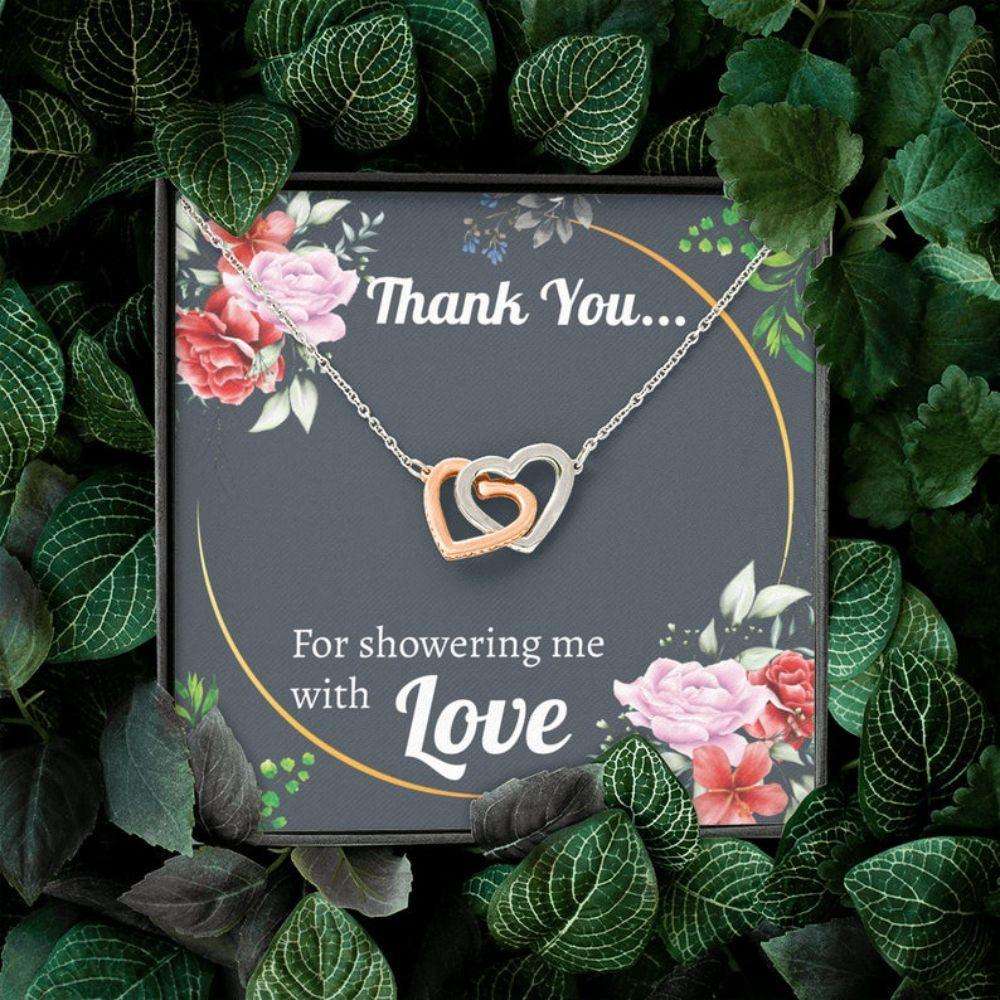 Bridal Shower Necklace Gift, Bridal Shower Favors, Baby Shower Thank You Necklace Rakva