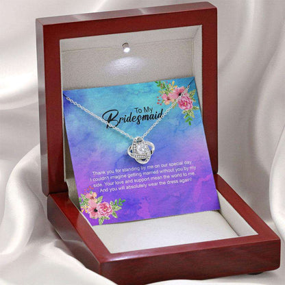 Bridesmaid Gift Neckalce From Bride, Bridesmaid Thanks, Maid Of Honor Gift Custom Necklace Gifts For Friend Rakva