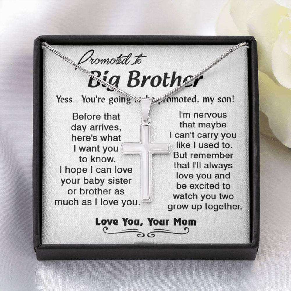 Brother Necklace, Promoted To Big Brother, New Big Brother Gift, Big Brother To Be Gifts, Gift For Big Brother From Mom Gifts For Brother Rakva