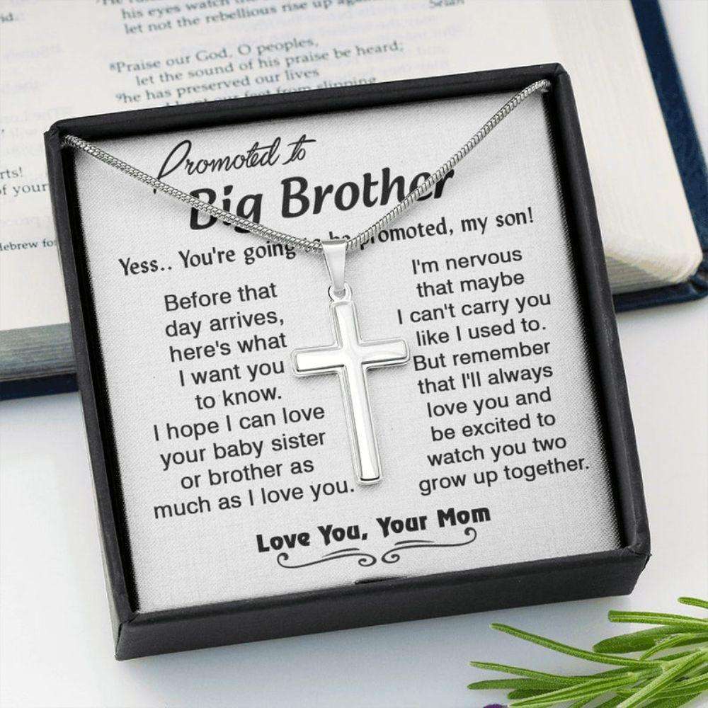 Brother Necklace, Promoted To Big Brother, New Big Brother Gift, Big Brother To Be Gifts, Gift For Big Brother From Mom Gifts For Brother Rakva