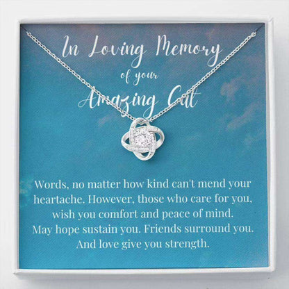 Cat Memorial Necklace Pet Loss Gifts, Loss Of Cat Gift In Memory Of Cat Remembrance Gift Gift Rakva