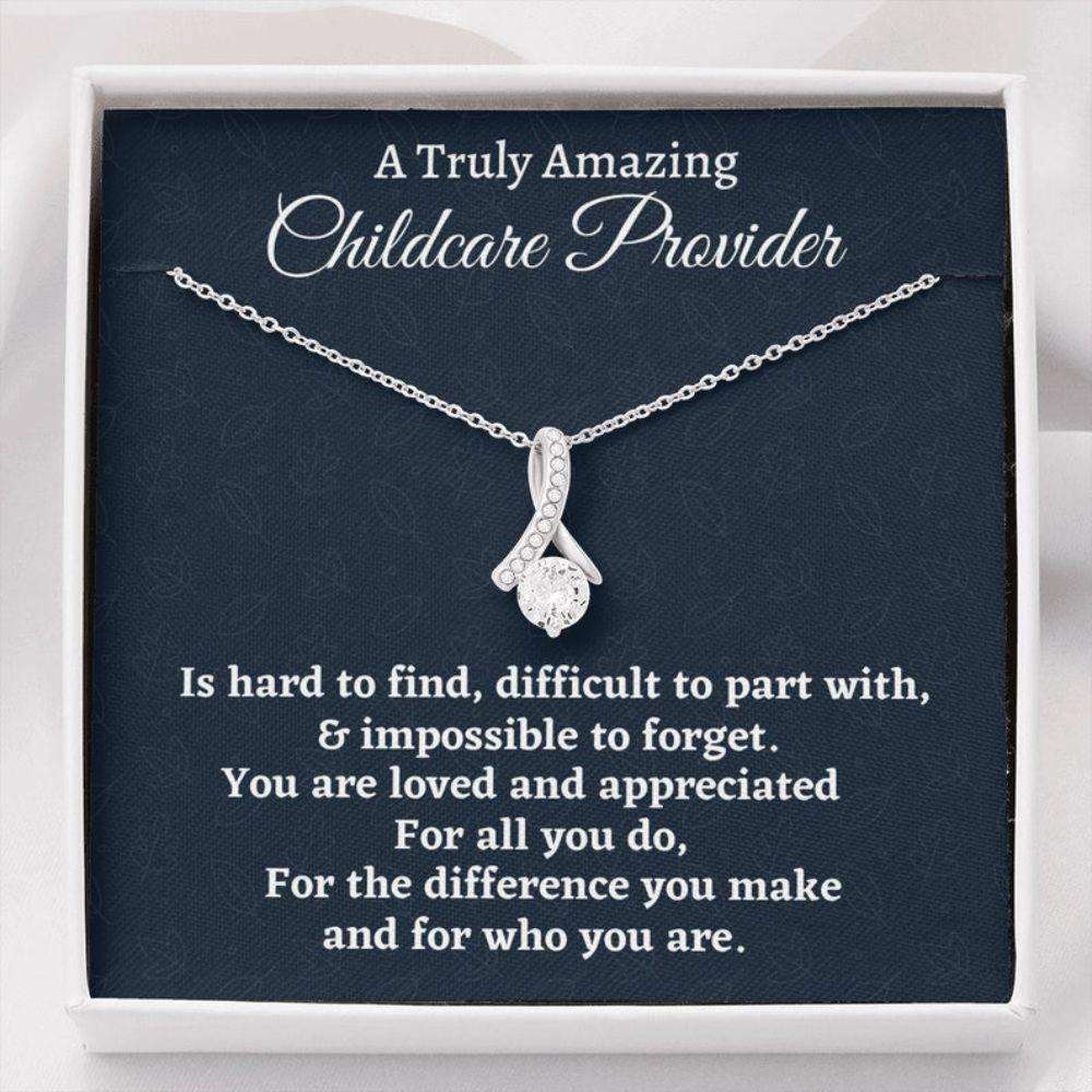 Childcare Provider Necklace Gift, Appreciation Gift For A Childcare Provider, Necklace Gift For Women Rakva