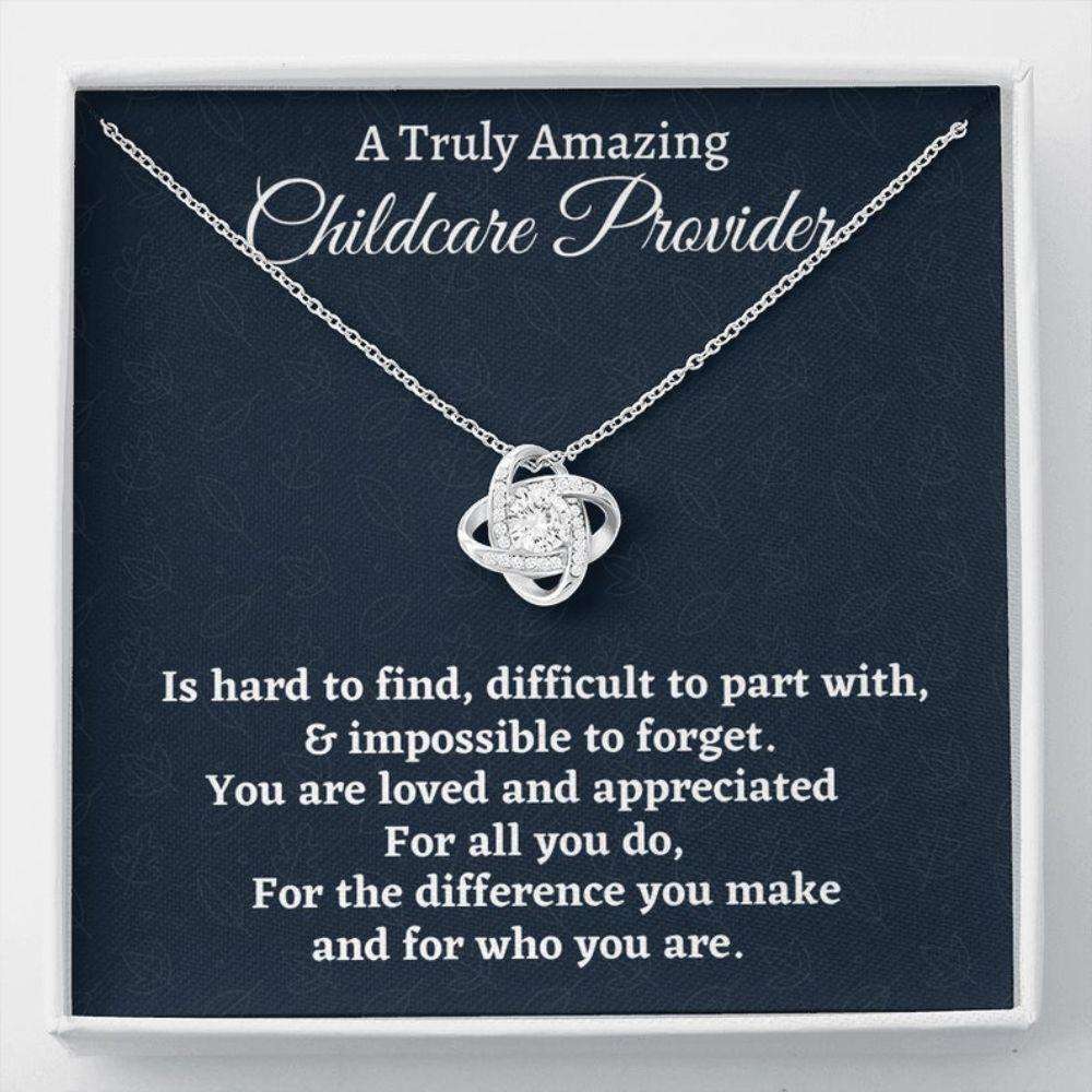 Childcare Provider Necklace Gift, Appreciation Gift For A Childcare Provider, Necklace Gift For Women Rakva