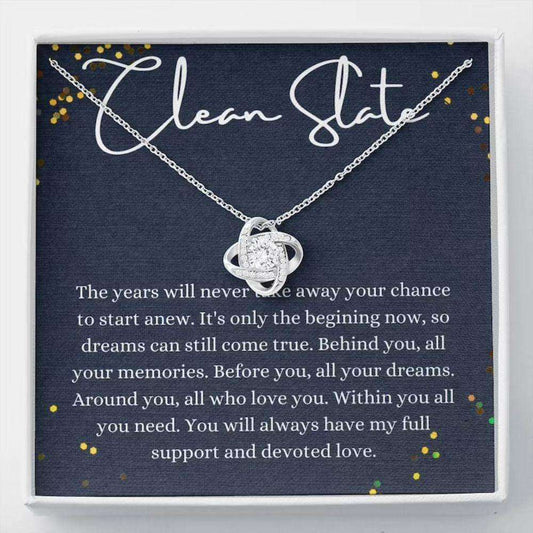 Clean Slate Gift Necklace, Starting Over Gift For Her, Recovery Gift, Sobriety Gift, New Beginning Rakva