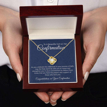 Confirmation Necklace Gifts For Girls, Holy Confirmation For Girls, Christian Faith Custom Necklace Rakva