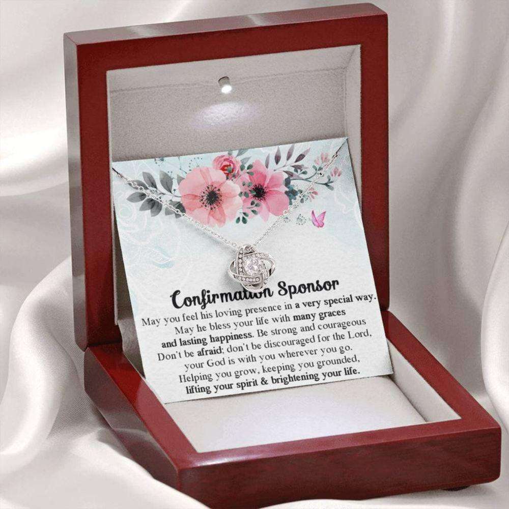 Confirmation Sponsor Necklace Gift For Women, Confirmation Necklace Gifts For Sponsors Religious, Catholic Confirmation Gift Gifts For Friend Rakva