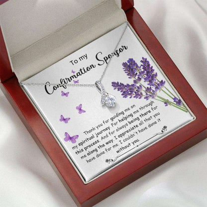 Confirmation Sponsor Necklace Gift For Women, Gifts For Sponsors Necklace Rakva