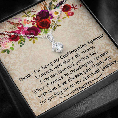 Confirmation Sponsor Necklace Gift For Women, Gifts For Sponsors Necklace Rakva