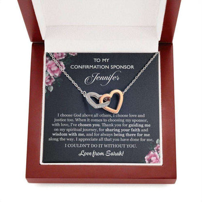 Confirmation Sponsor Necklace, Meaningful Gift For Female Confirmation Sponsor, Confirmation Sponsor Jewelry, Personalized Confirmation Gift Rakva