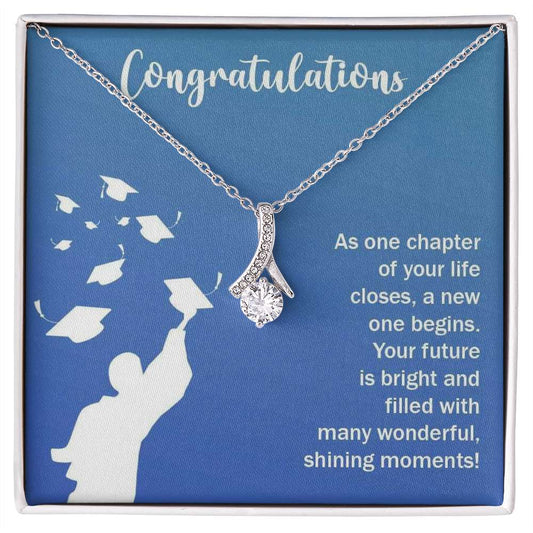 Congratulations Class of 2024 Alluring - 925 Sterling Silver Necklace Rakva