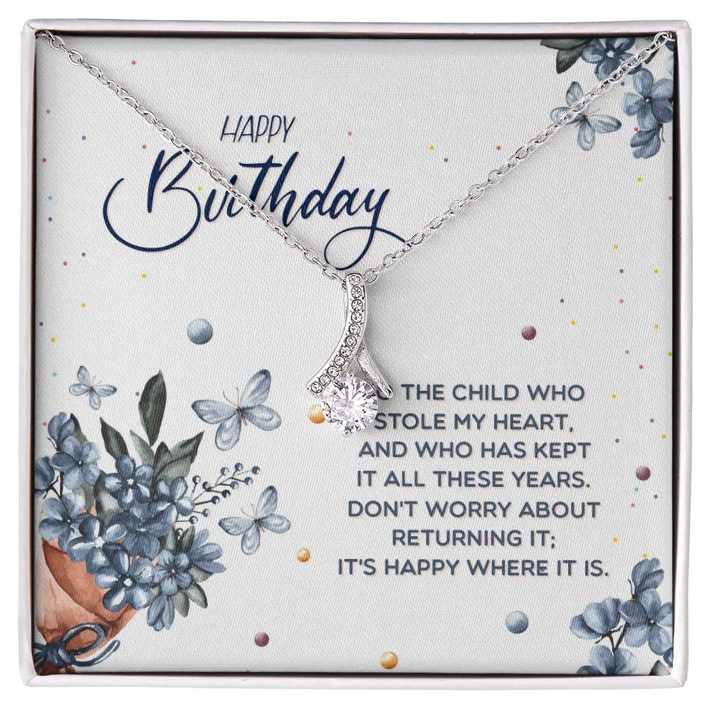 Copy of Happy birthday to the child who Alluring - 925 Sterling Silver Necklace Rakva