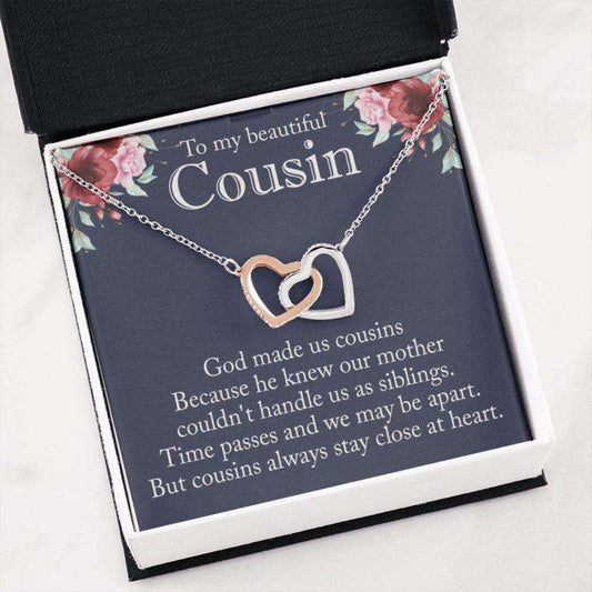 Cousin Necklace For Women, Gift For Cousin, Cousins Gift, Gift For Her, Cousin Birthday Christmas Necklace Gift Rakva