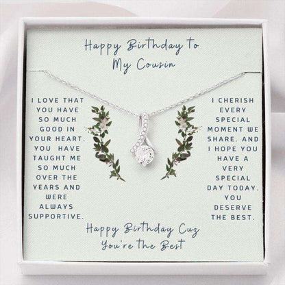 Cousin Necklace, Gift To My Cousin “ Gift Necklace Message Card “ Birthday “ To Cousin- Inner Beauty Necklace Rakva