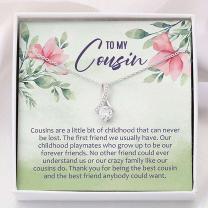 Cousin Necklace, Gifts For Cousin Necklace “ Necklace With Gift Box Rakva