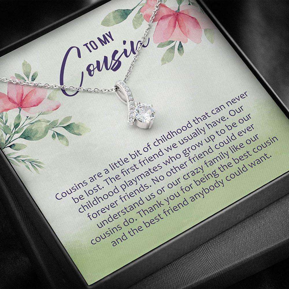 Cousin Necklace, Gifts For Cousin Necklace “ Necklace With Gift Box Rakva