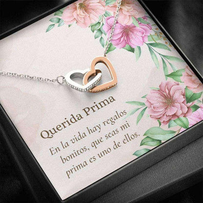 Cousin Necklace, Latina Cousin Gift “ Collar Para Prima “ Cute Spanish Gift “ Cousin Best Friend Spanish Sayings Necklace Rakva