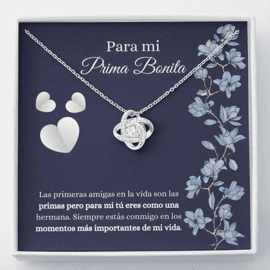 Cousin Necklace, Sweet Prima Necklace “ Best Latina Cousin Necklace “ Prima Cumpleanos “ Sentimental Gifts Rakva